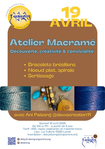Journée découverte et initiation au macramé
